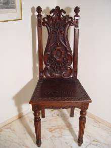 Antiker Stuhl, um 1890, aus der Zeit des Historismus, Frankreich.