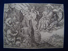 ALDEGREVER, Heinrich (1502 - 1555/61)The rich man in hell, Lazarus in heaven
