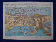 Franz HOGENBERG, Military events under the reign of Karl V. Tunis, Africa, dated 1575 A.D.