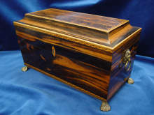 Rare antique TEA CADDY, dated about 1840, England.