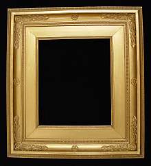 Antique Neo Empire FRAME, dated about 1900, German.