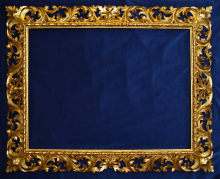 Large gilt baroque frame