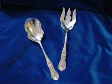 Beautiful dining cutlery, dated about 1910, Mexico. Art Nouveau.