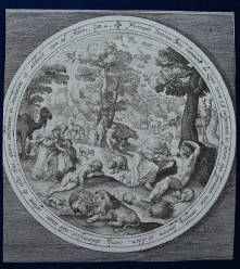 Nicolaes de BRUYN, Die Erschaffung des Menschen, um 1590, The Creation of Man