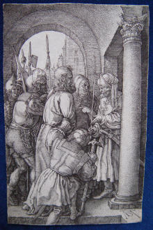 Albrecht Dürer, Christus vor Pilatus, Kupferstich