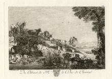 Kupferstich, Germain, Landschaft, copperengraving,print, landscape